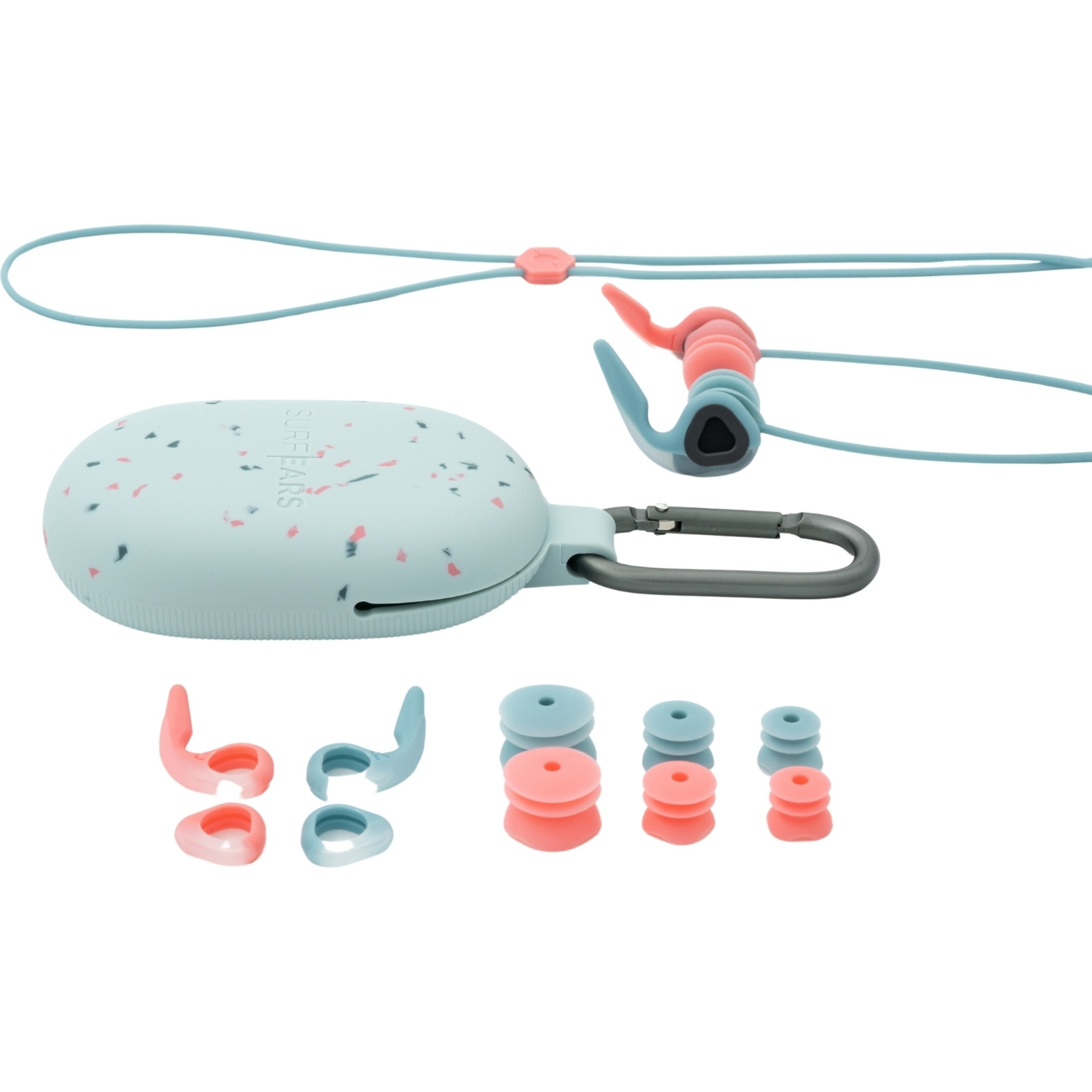 2026 SurfEars 4.0 Ear Plugs SESEPA4COSKNS - Coral / Sky